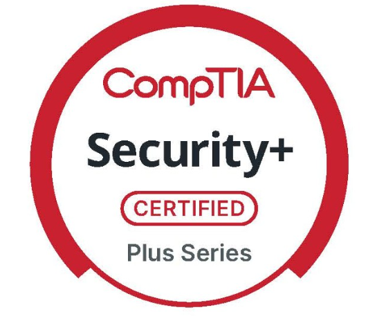 CompTIA Security+ Certified badge
